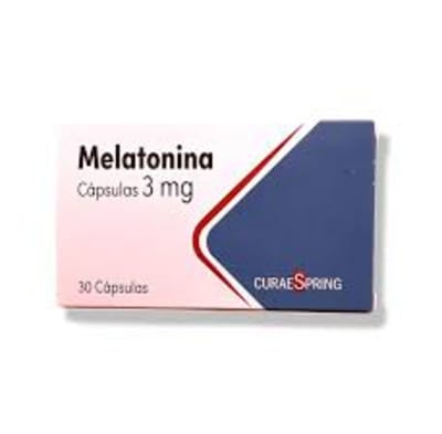 Melatonina 3 Mg 30 Capsulas Curaespring